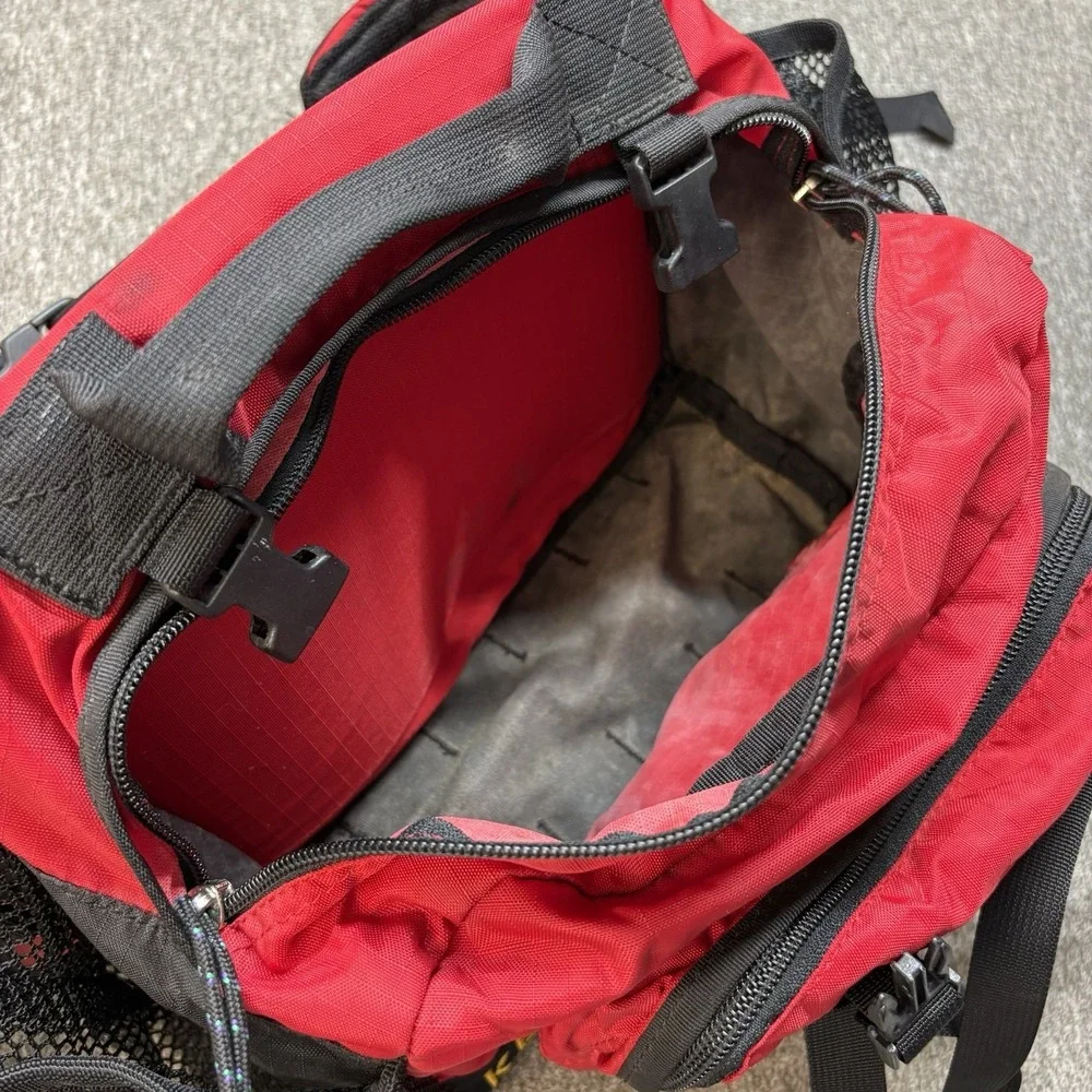 Vintage Kelty Summit 700 Hiking Hip‎ Pack Camping Trail Waist Bag Fanny Red